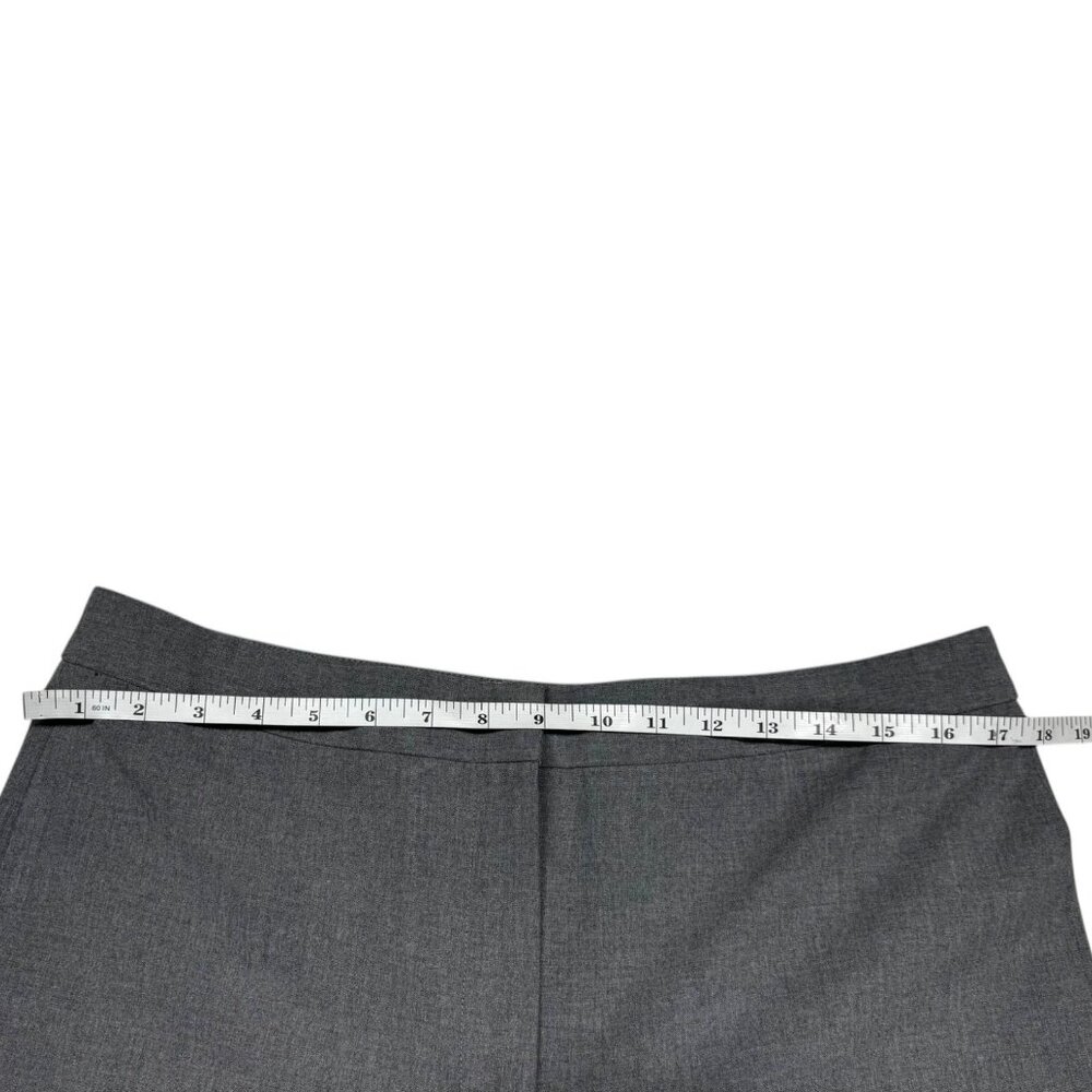 Talbots Heritage Fit Cropped Trousers Gray Size 12 - Picture 5 of 9